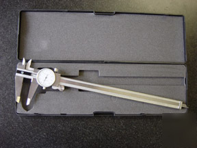 12IN white face dial caliper-calipers gages 