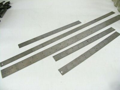 5 straight edge rulers