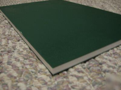 Green w green plastic colorcore sheet 1/2 x 10