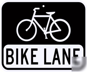 Bike lane sign street traffic highway sign 30