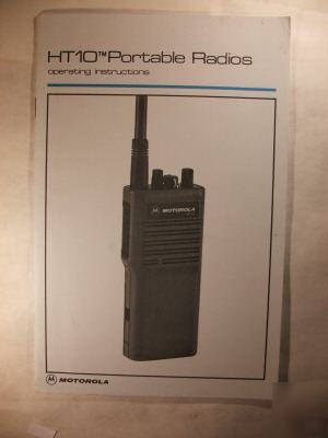 Motorola ht-10 portable radio manual 68P81058C20-o