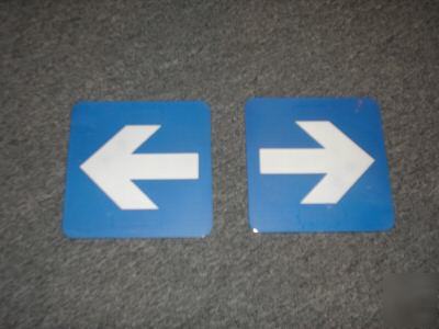 New 2 pc visu-com ada left right 6X6 symbol signs