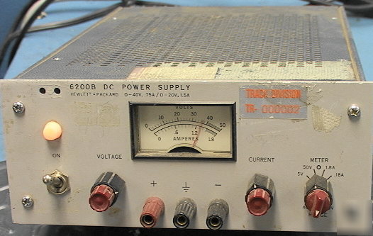 Hp 6200B dc power supply 0-40V to 1.5A variable bench
