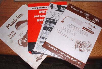 Paper lot of fliers for tooling & inspection aids 50's