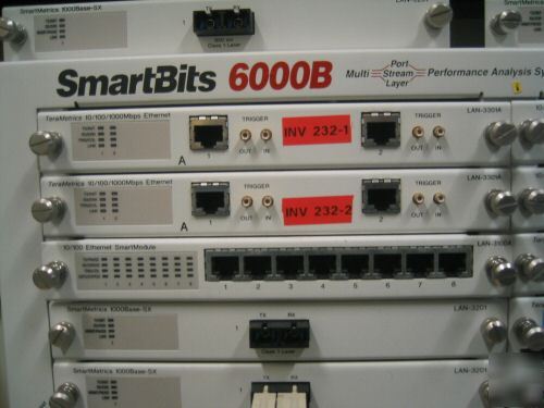 Spirent smartbits lan-3301A 2-port 10/100/1000BASET