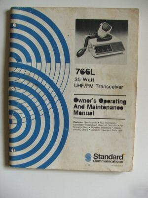 Standard communications 766L uhf transceiver manual 