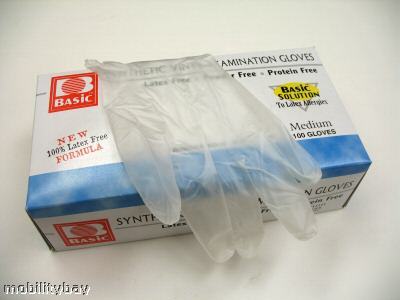 Vinyl disposable gloves non powder latex free 1000PCS m