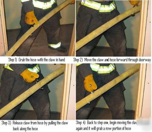 New the hose claw - a fire hose tool for firefighters