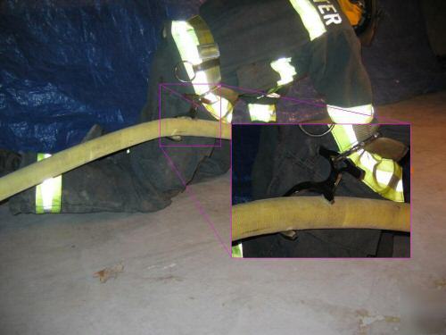 New the hose claw - a fire hose tool for firefighters