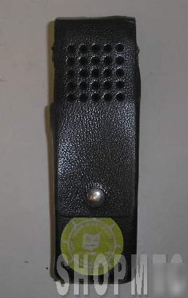 Police radio holder w/belt clip