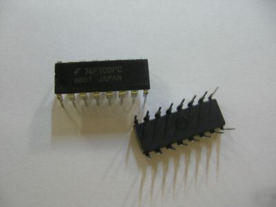 500PCS p/n 74F109PC ; ic f/f dl jk pos edge trg 16-dip