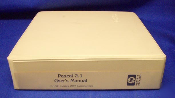 Hp series 200 pascal 2.1 procedure librar user's manual