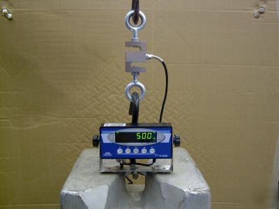 Dynamometer-tensil tester-load cell-peak hold-1000LB