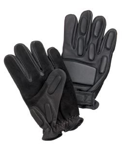 New full finger suede palm rappelling gloves large