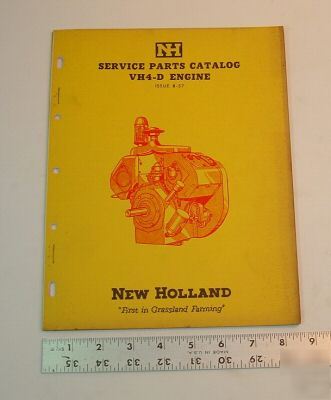 New holland service parts - VH4-d engine - 1957