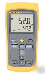 Fluke 52-2 thermocouple thermometer 52-ii 52 ii