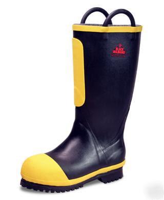 Black diamond fire boots, rubber (kevlar), size 9 nwt