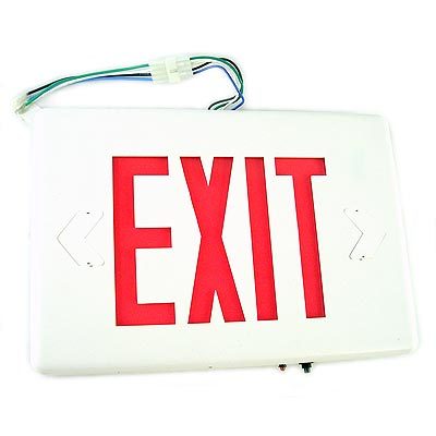 Led/red unison ULN1RW emergency exit sign