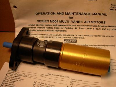 New ingersoll rand air motor M004RHR004AT3 ( 1 1 used)