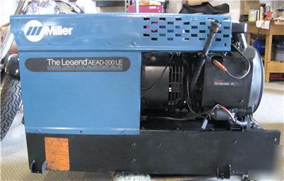 Miller legend aead-200LE welder / generator onan 18XSL