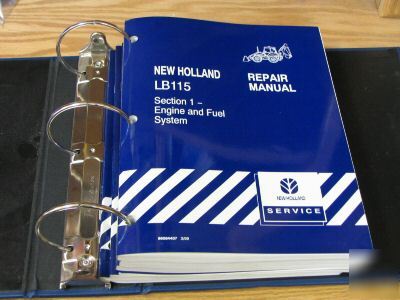 New holland LB115 backhoe service manual