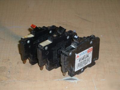 Federal pacific 30 amp breakers lot of 3