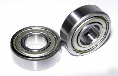 New (4) R6Z shielded ball bearings, 3/8