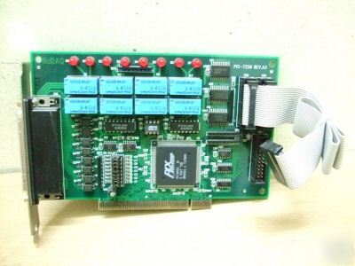 Nudaq pci-7250 8 ch relay/isolated digital input card