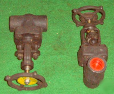 2 r - p&c forged steel globe valves nos