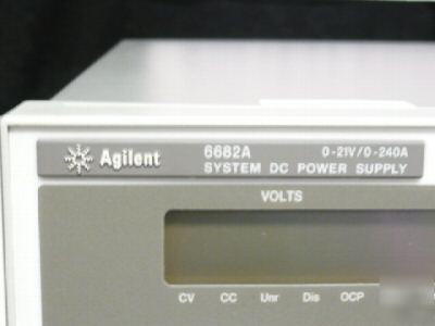 Agilent 6682A system dc power supply 21V / 240A / 5000W