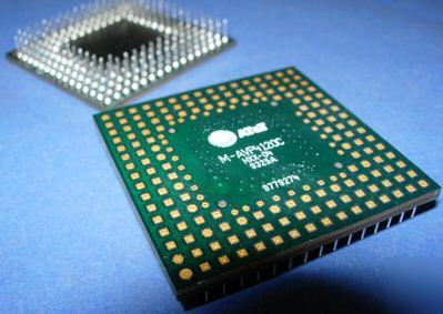 M-AV4120C att processor green vintage pga chip rare