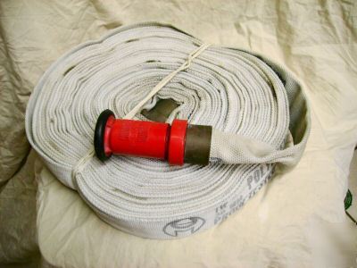 Polyflex 1 1/2 fire hose with ufs nozzle