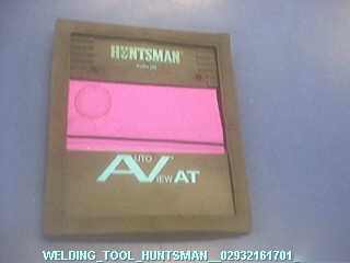 Huntsman auto view at auto darkening welding lens
