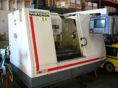 Cincinnati milicron sabre 500 vertical machining center