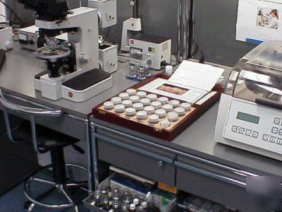 Metallurgy 23 samples for metallography microscope