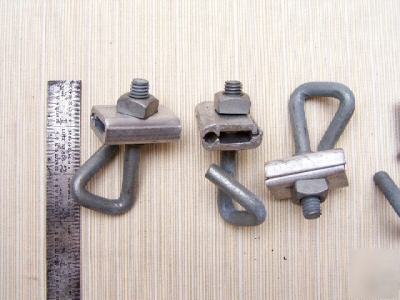 Clamp hook/hanger hardware for cable/wire , 50 pcs