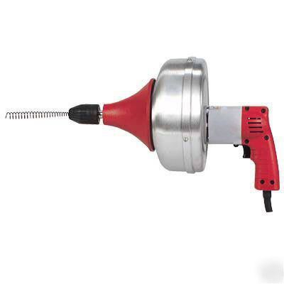 Drain cleaner - drill powered holds 5/16