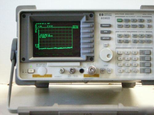 Hp 8590D spectrum analyzer, 9 khz - 1.8 ghz