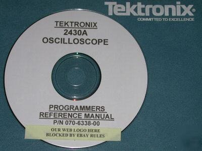 Tektronix 2430A programmers manual