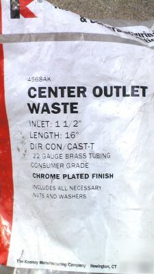 Lot of 7 keeney center outlet waste 1-1/2