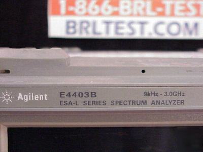 Agilent E4403B esa-l spectrum analyzer options A4H gpib