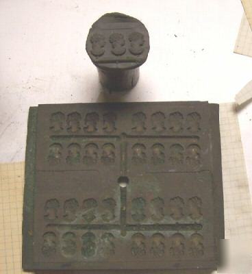 Classic female cameo mold for injection molder