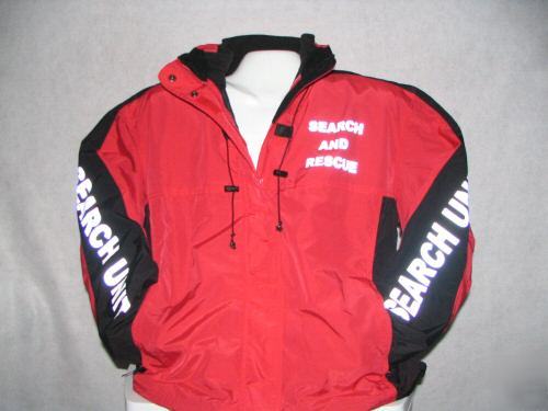 Reflective search and rescue jacket, 3 system jacket xl