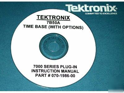 Tektronix 7B50A service manual