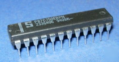 P87C750EBPN signetics ic 24-pin dip 