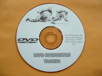 Rapid intervention team training cd/dvd - firefighting
