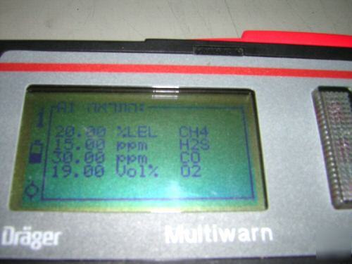 Drager multiwarn 2 multi gas monitor multiwarn ii