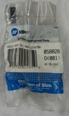 Miller 058828 nozzle, spot all prp 11/16 orf