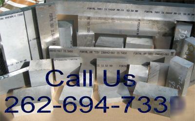  aluminum plate fortalÂ® T651 1.102 x 3 7/8 x 12 
