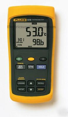 Fluke 53-ii single input digital thermometer